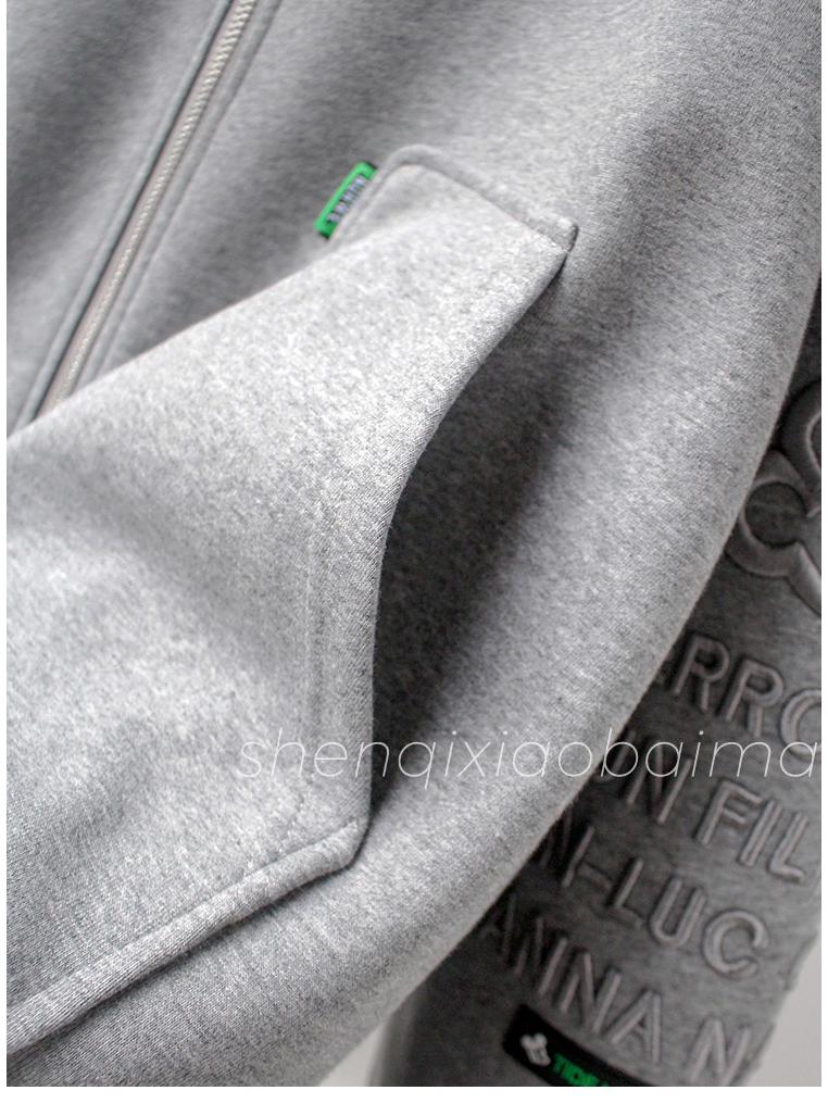 2023 Autumn/Winter Imitation Hua Cotton Loose Mid-Length Fleece-Lined Thick Coat