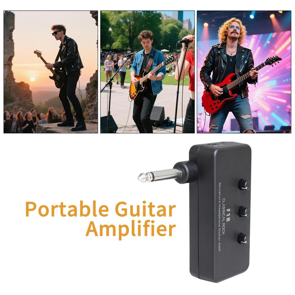 Amp For Electric Guitar Small Guitar Speaker Portable Amplifier Speaker For Instrument Home Adults Beginners Small Gig Indoor