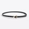Y2k Ladies Triangular Buckle Laser Laser Dot Belt With Magnetic Closure For Trendy Looks