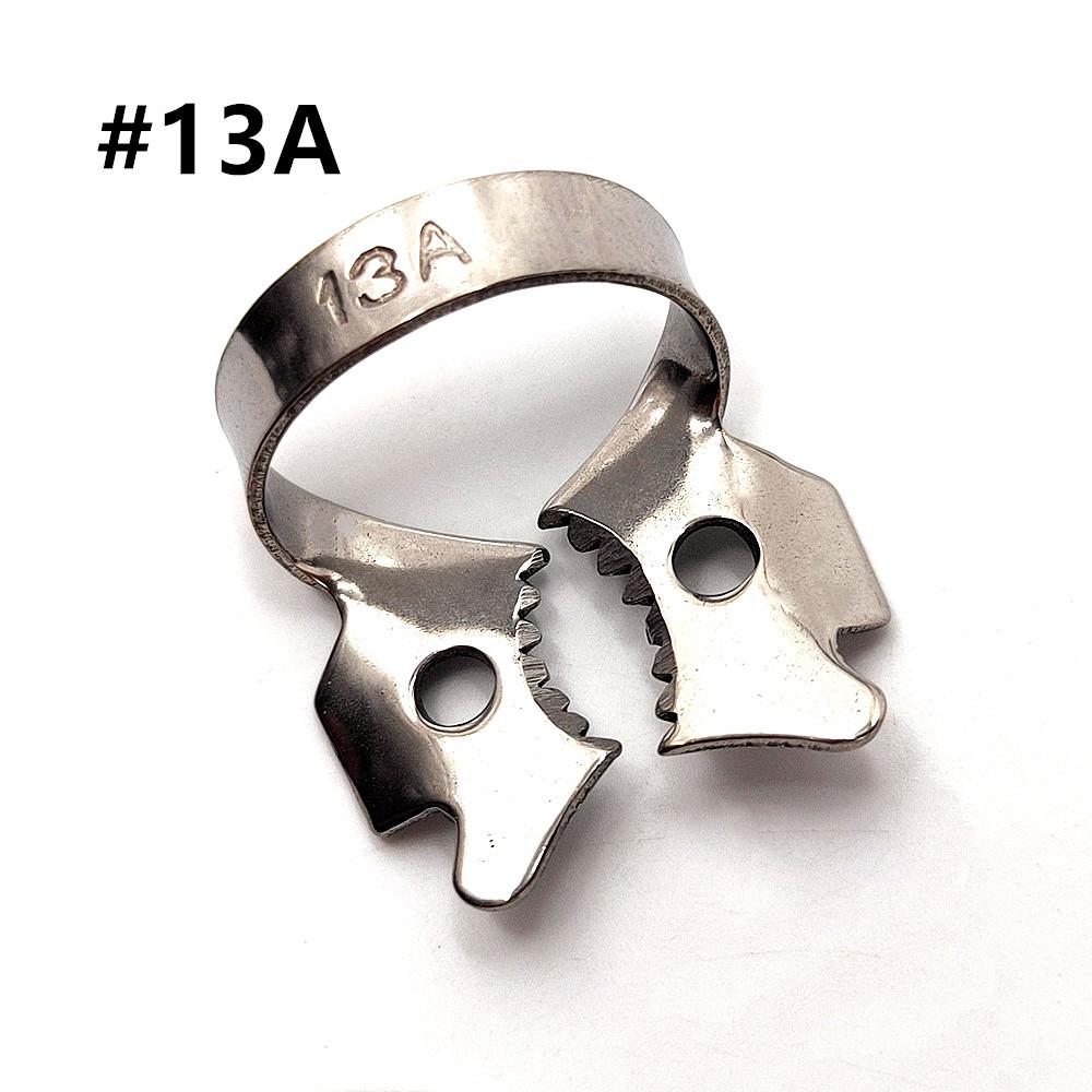 

1 шт., самые популярные зажимы для реставрации зубов, резиновые зажимы для плотины, резиновый барьерный зажим, материал из нержавеющей стали 1 piece Code 13A