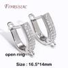 18K Real Gold Plated Basic Earwires Fasteners Earring Hooks Shvenzy Accessories For DIY Fashion Women Earrings Making Findings