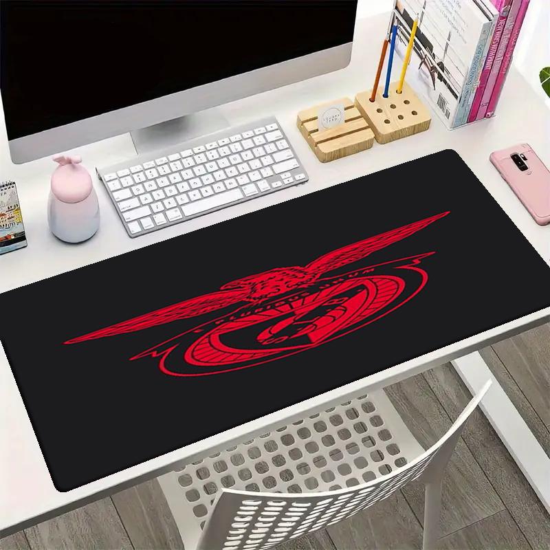 Benfica Thema Mauspads, Rutschfeste Gummiunterseite, Multifunktionales Büro- & Heimdekor, Perfekt für die Personalisierung des Arbeitsplatzes.