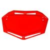 Plaque Support Vélo BMX - AERO DESIGN - Rouge - Plastique - 260x180 Mm - Mixte