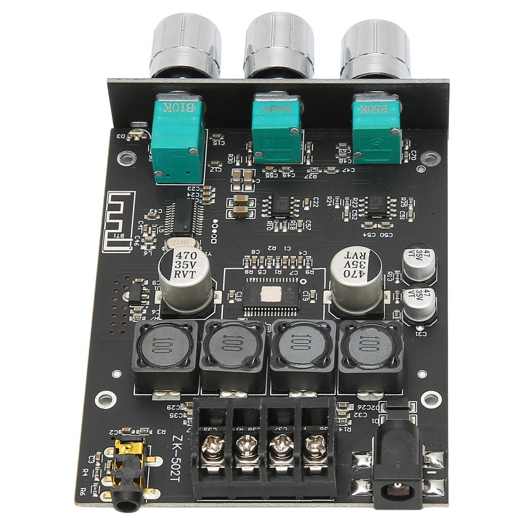 Bluetooth Amplifier Module 2 Channel High Power Digital AUX Sound Amp Receiver Board for Bass Treble