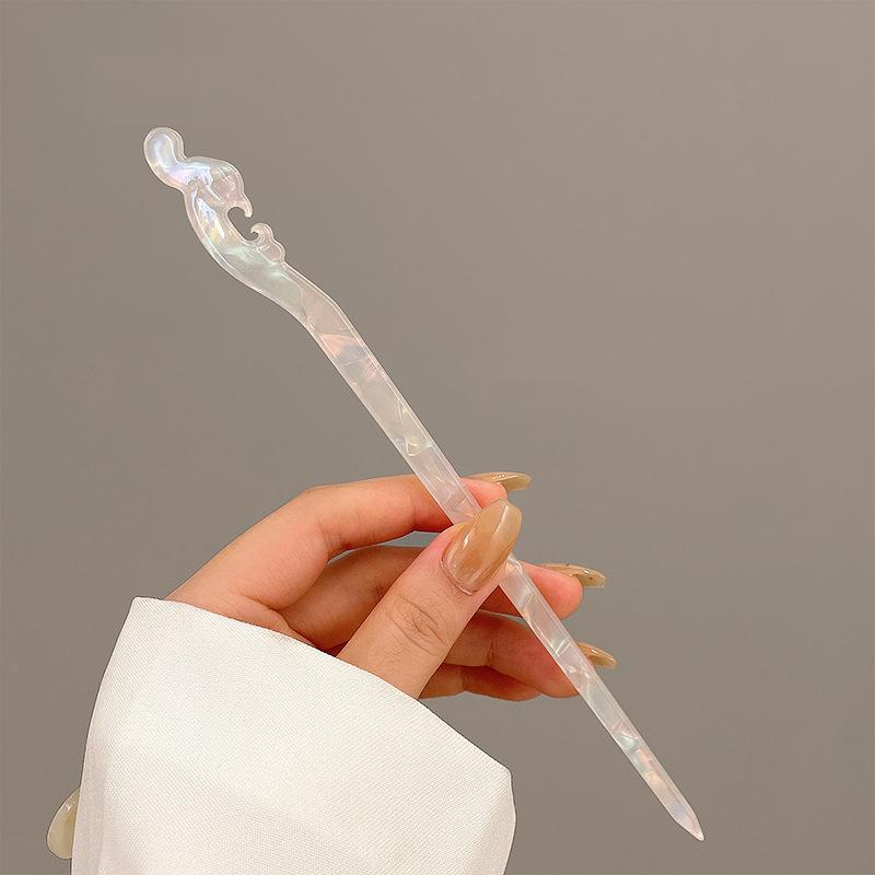 Chinese Style Acetic Acid Tassel Pearl Hair Stick for Women Traditional  Hair Stick Chopstick Chinese Hanfu Hair Accessories