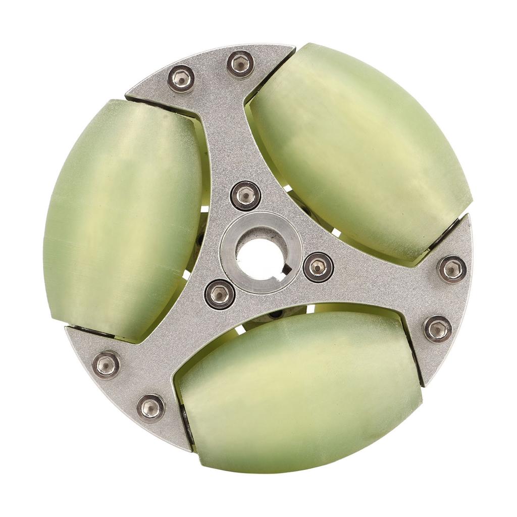 Omni Directional Wheel 100mm 80KG Load Double Row High Hardness Omni Wheel for Robot Car Cart Luggage