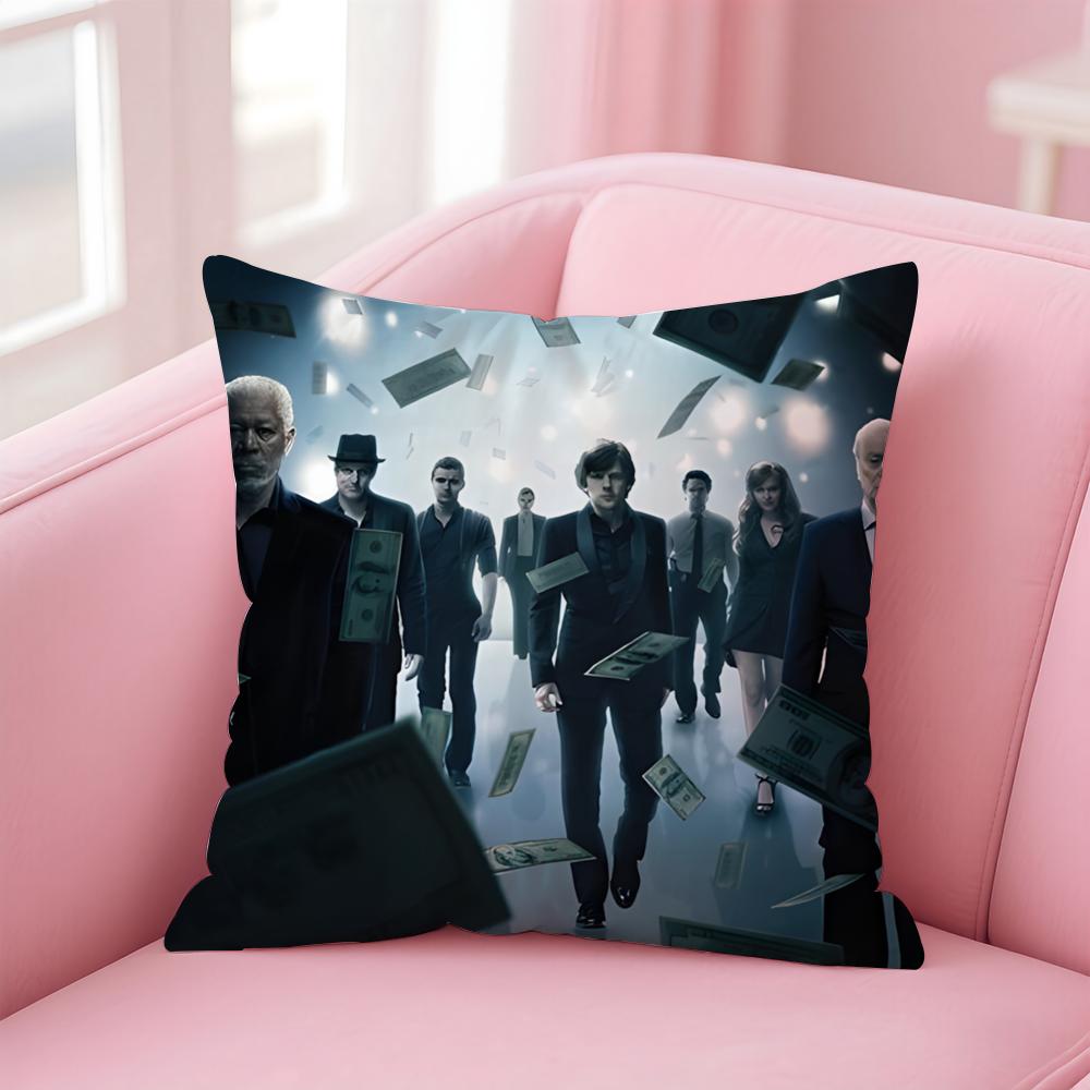 N-Now You S-See Me Movie Cushion Cover Home & Car Multi-Scene Pillow Cover - Reversible, Soft & Durable for Daily Use