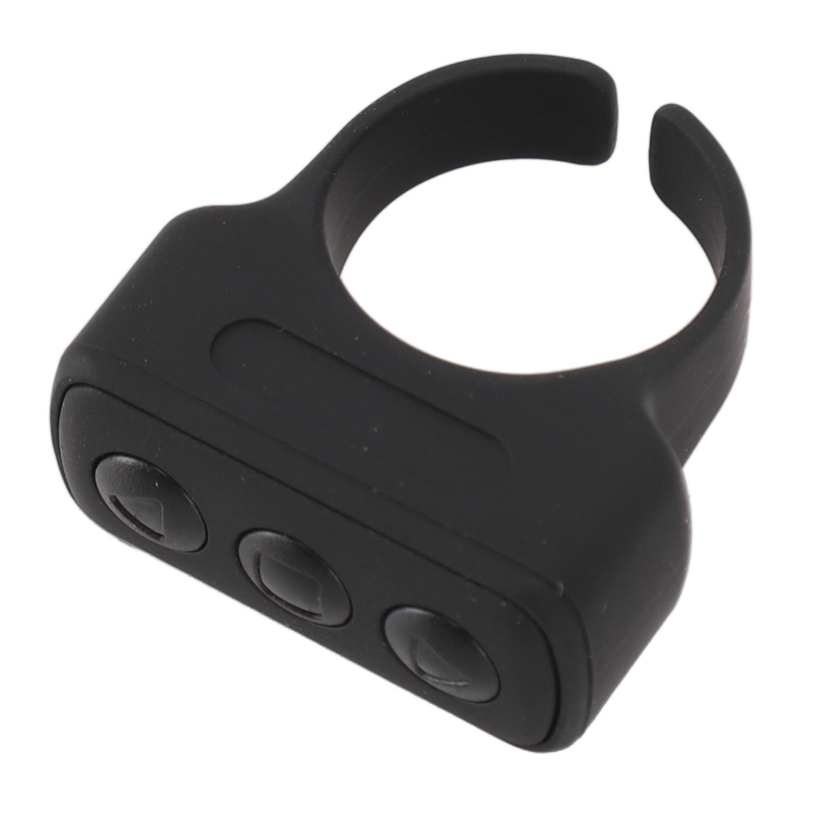 

Многофункциональный модный пульт-кольцо Bluetooth для селфи, беспроводное управление прокруткой BT 5.0 чёрный