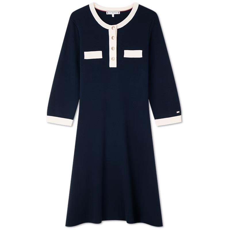 Tommy Hilfiger Women's Year of the Snake A-Line Knit Dress