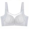 Women's Wirefree Full Coverage Push-Up Lace Minimizer Bra with Side Support and Adjustable Straps