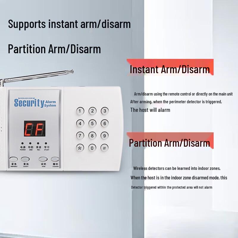 Drahtloses Sprach-Hausalarmsystem