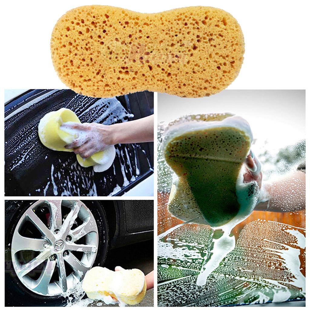 5pcs Car Wash Sponge Large Sponges Multi-Purpose Car Cleaning Sponge High Density Waxing Wiping Car Sponge(Random Color)
