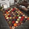 Múltiples tamaños Especias coloridas dispuestas Alfombra para Sala de Estar Dormitorio Sofá Decoración del Hogar Rus Felpudo Antideslizante Regalo de Lujo