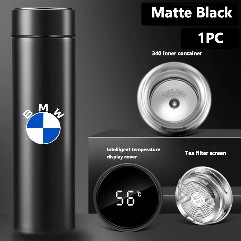 JYPK6 Stainless Thermos Water Bottle Temperature Display Thermos Cup For BMW M 1 3 4 5 6 7 Series M3 M6 F01 F02E34 E36 E70 F10 X6 X1