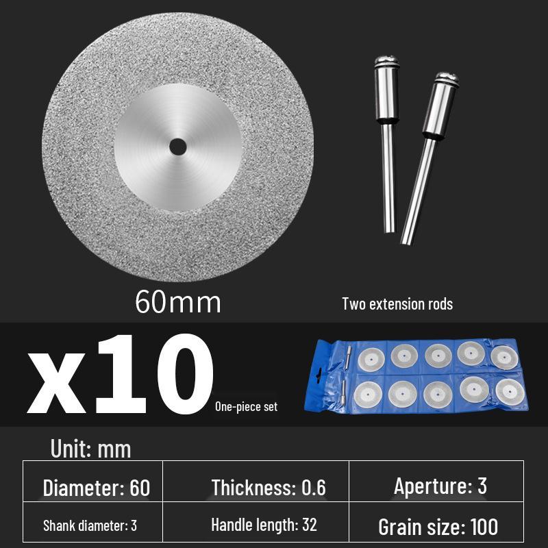 Jade Glass Diamond Abrasive Grout Cleaning Mini Saw Blade, Electric Grinding Disc