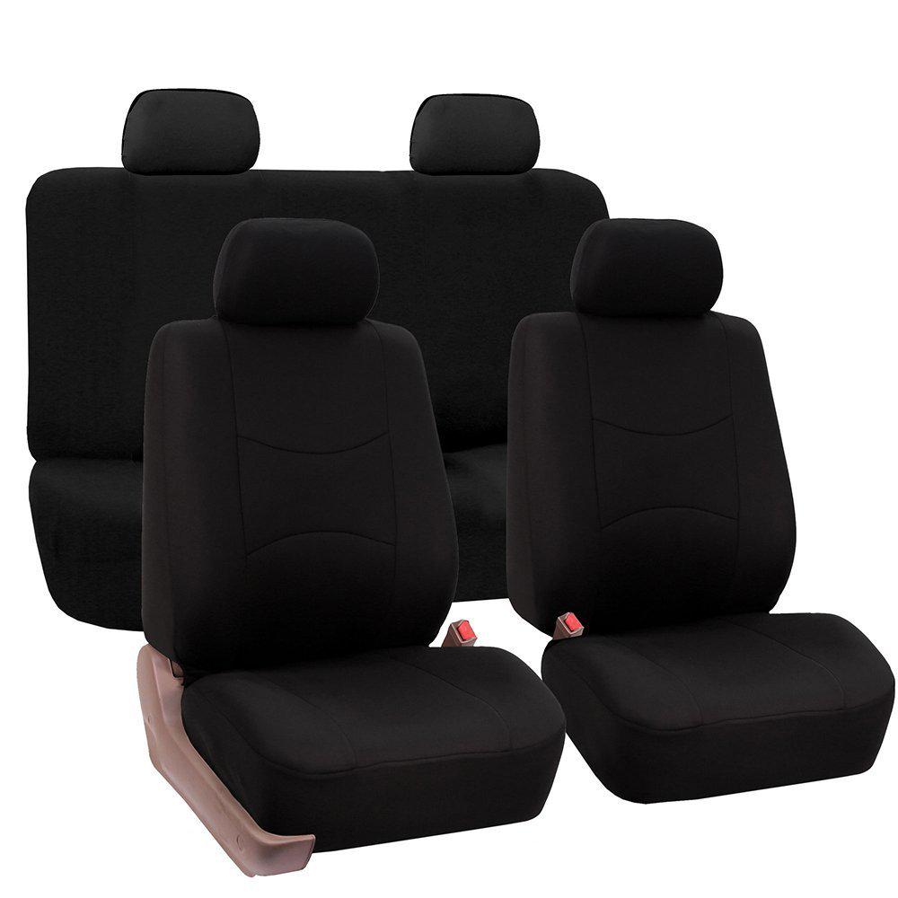 9Pcs Car Seat Covers Full Set Universal Breathable Fabric For Car Interior Accessories for Trucks and SUV