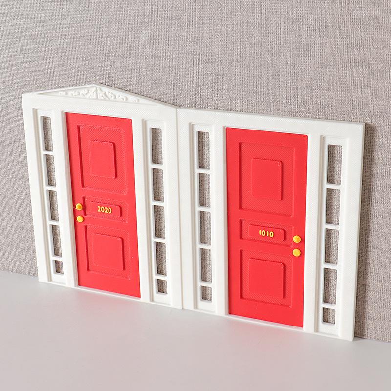 Miniature Handmade Dollhouse Doorway Decor Ornament