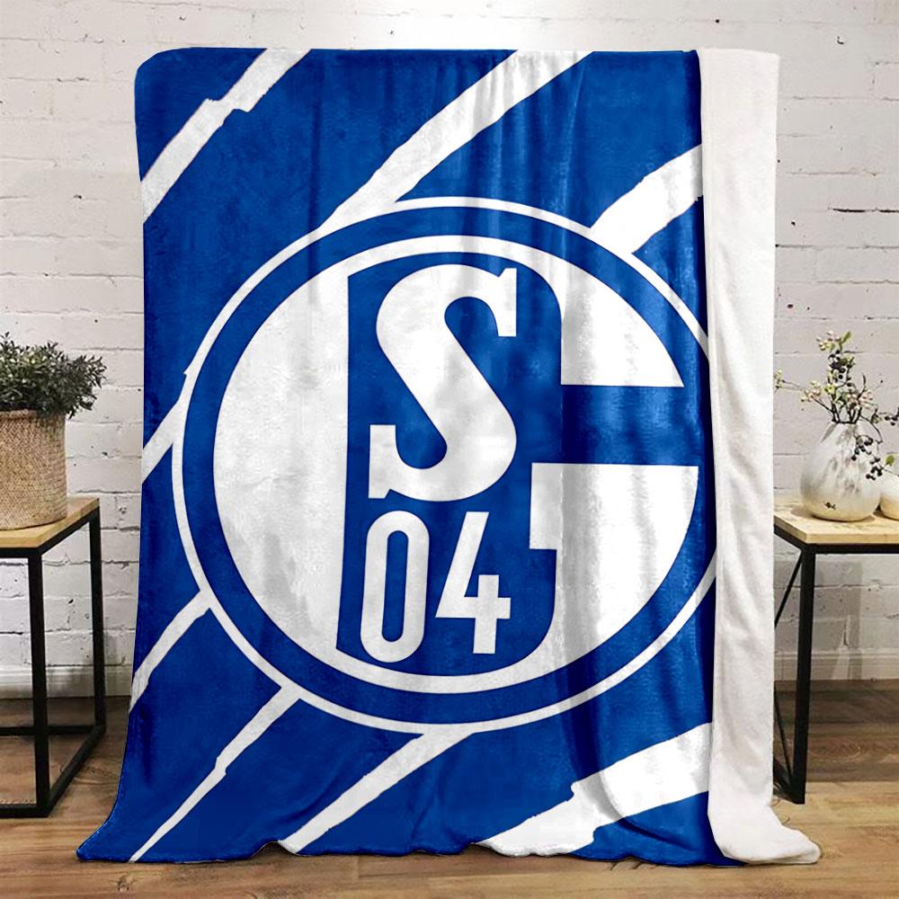 Blue and White SC 04 Logo Blanket for All Seasons Blanket Lunch Break Throw Gift