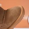 Winter  Baby Snow Boots Leather Thick Plush Warm Toddler Kids Shoes  Little Girls Boys Boots EU 15-25