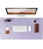 Leather Desk Mat | Computer Mat for Desk| Large Mouse Pad and Keyboard Mat | Desk Protector for