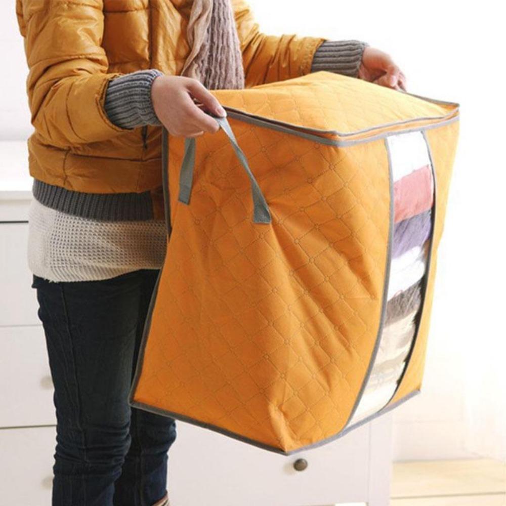 Zippered clothing storage case. Size: 60*40*35cm/50*48*28cm