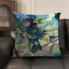 Venti Cute Genshin Impact Cushion Cover Natural Linen Organic Fabric DoubleSided Printing Sofa Home Decor Gift Pillow Case
