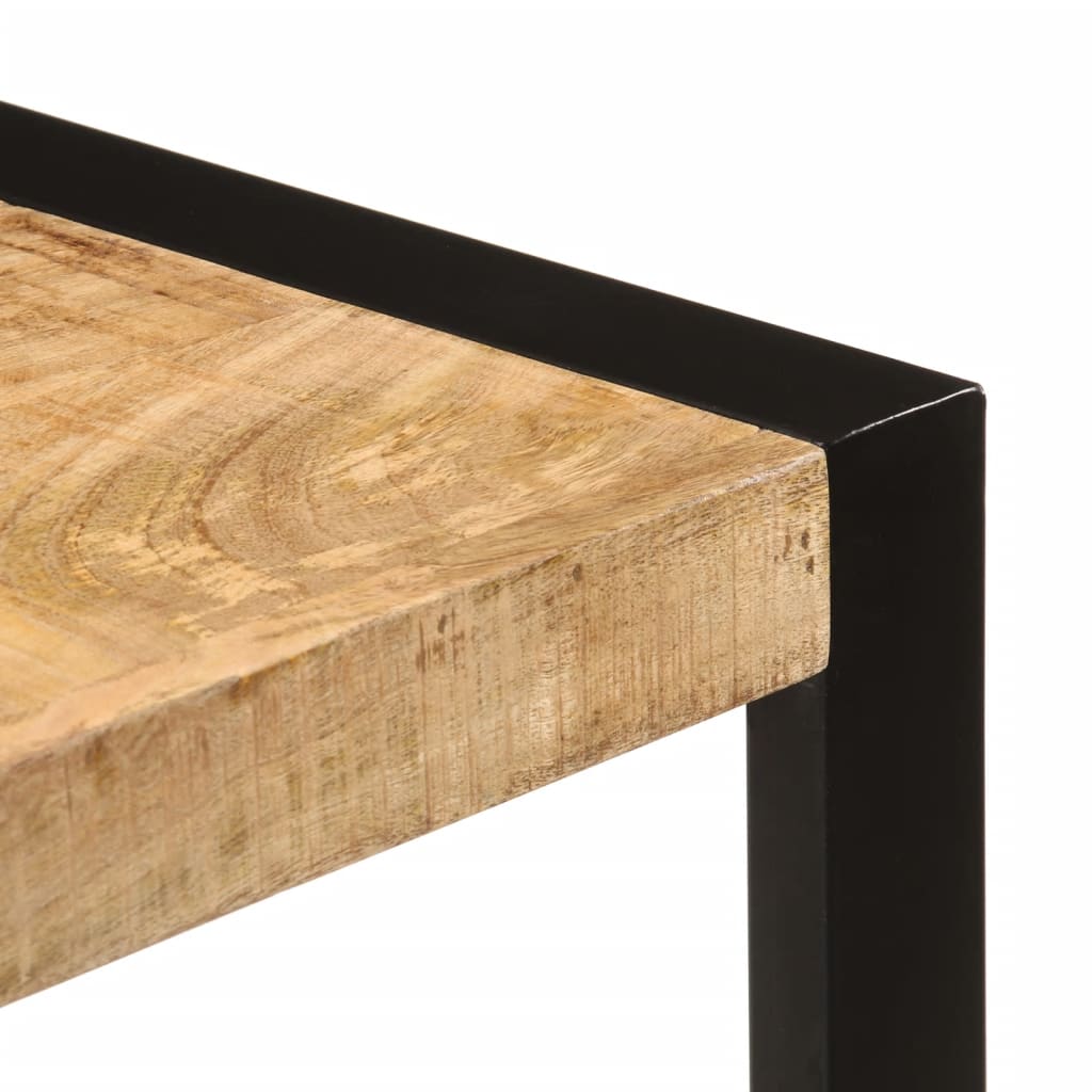 Dining Table 120x55x76 cm Rough Mango Wood