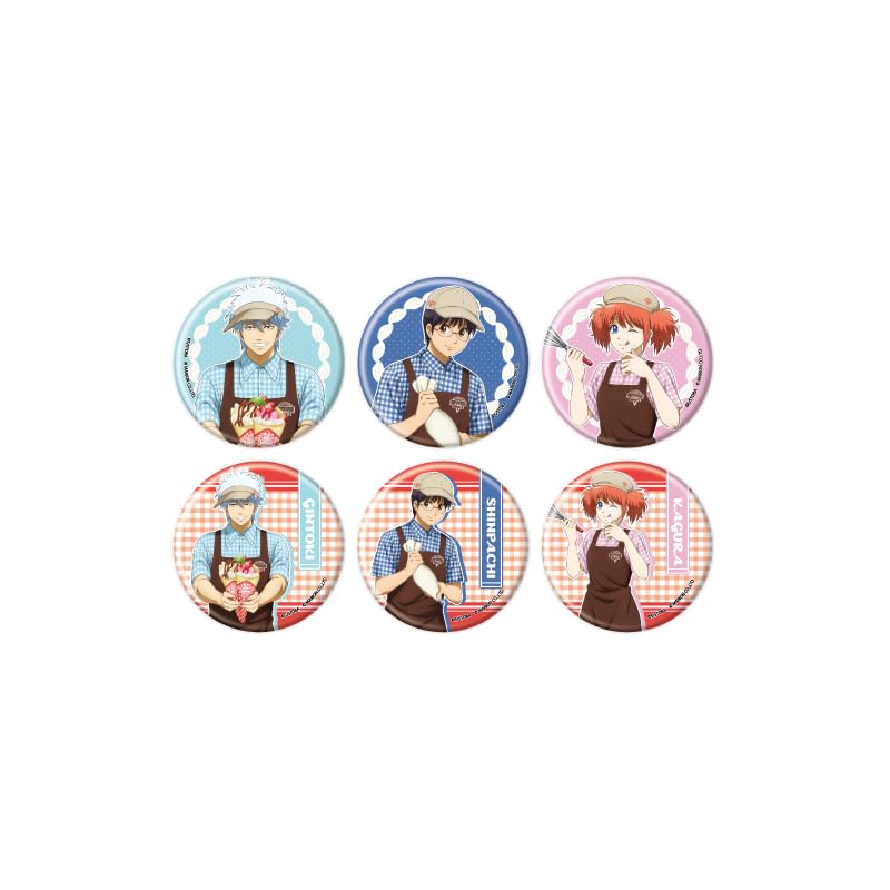 

Gintama 06 Crepe ver. [Original Illustration] Can Badge Box of 6