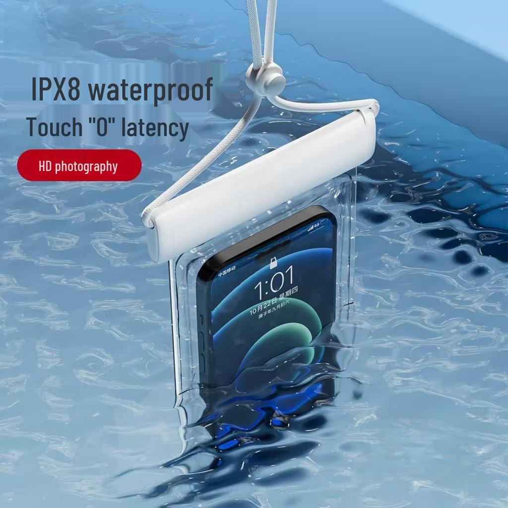 Waterproof Touchscreen Phone Case for Diving, Swimming, and Dust Protection
