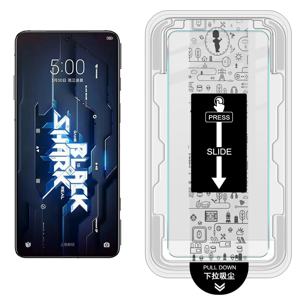 For Black Shark 4 / 4 Pro / 4S Pro / 4S / 5 / 5 Pro / 5 RS IMAK H Tempered Glass Film Chamber Locator