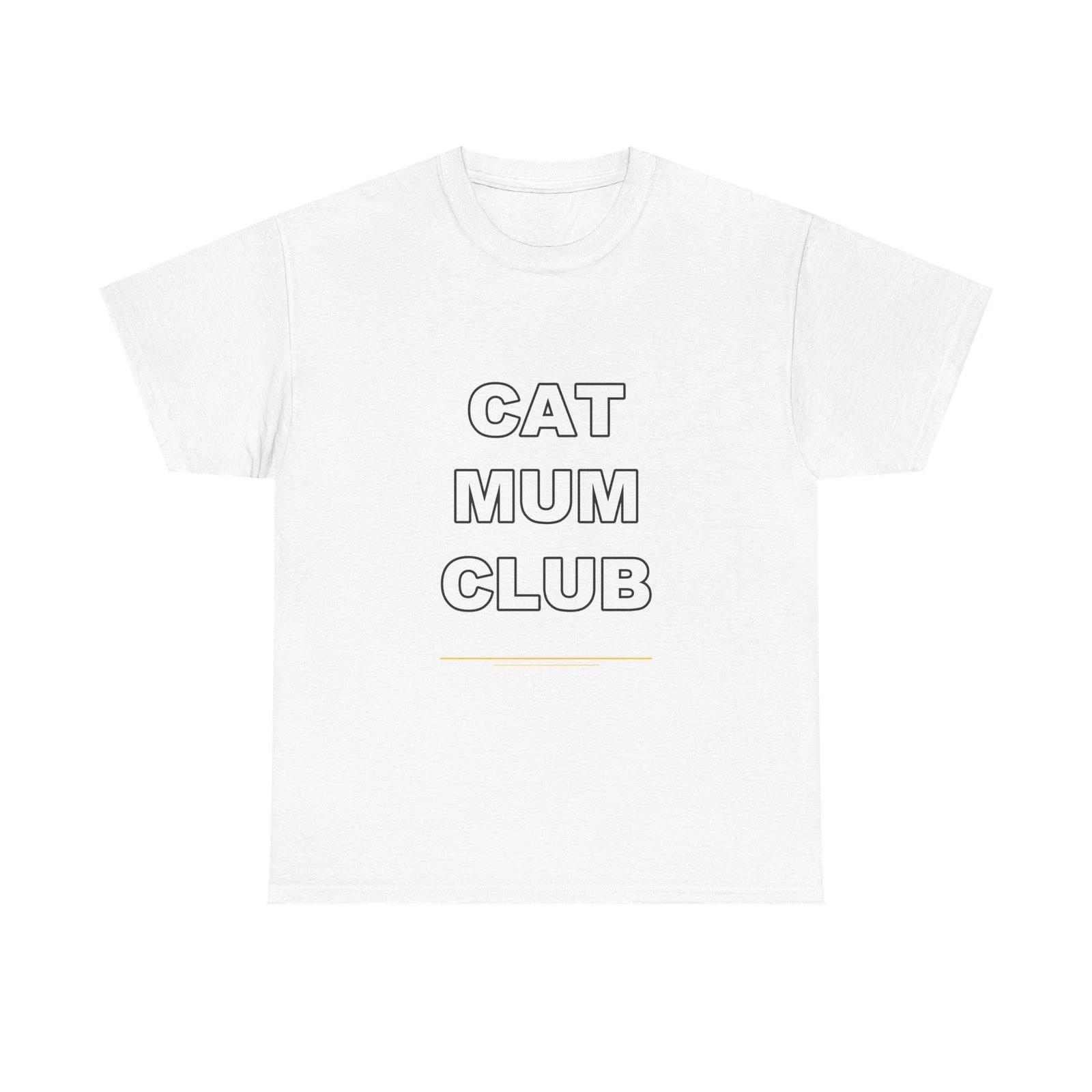 Cat Mum Club - Funny Unisex T-Shirt Gift Idea 3XL