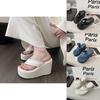 Stylish Summer Platform Wedge Sandals For Women With Thick Sole And Casual Design