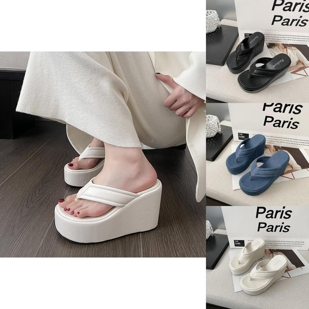 Stylish Summer Platform Wedge Sandals For Women With Thick Sole And Casual Design