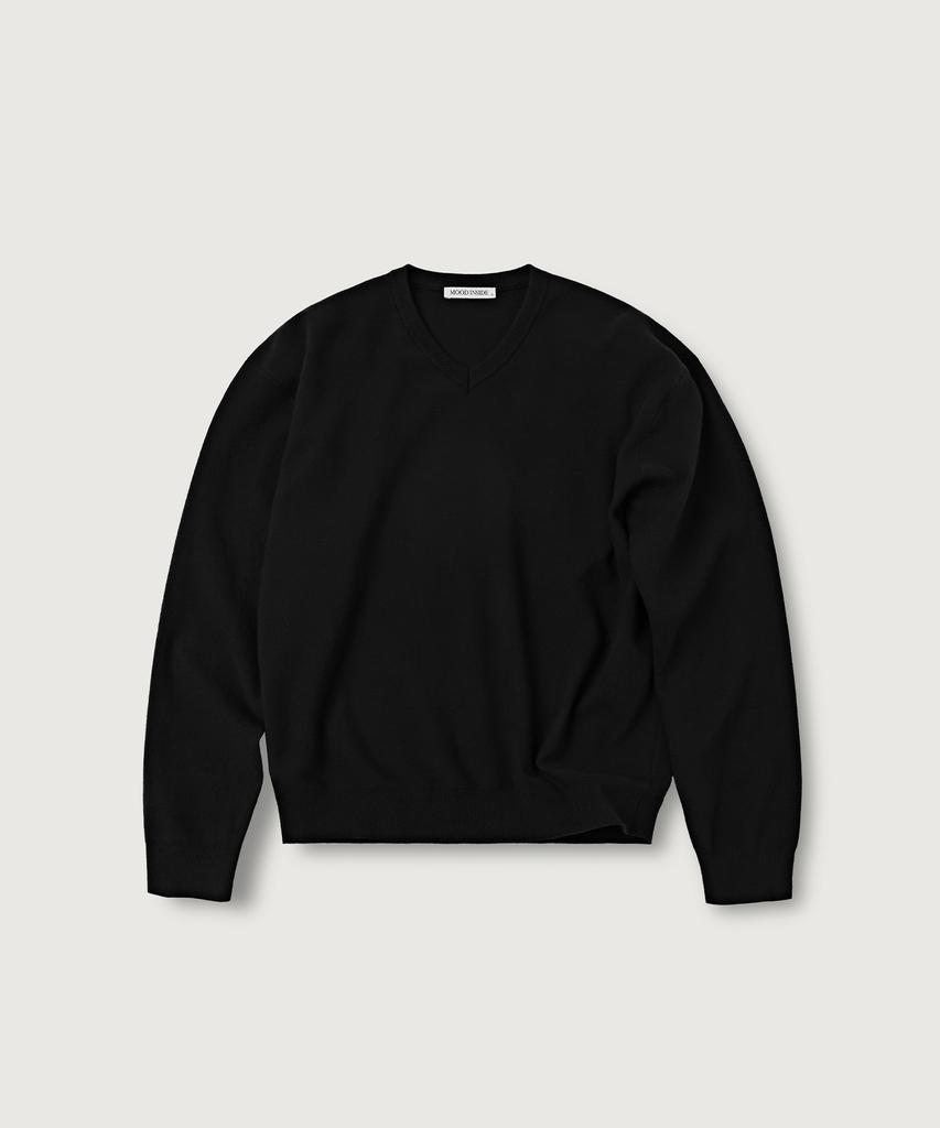 MOOD INSIDE Essential Mood V-Neck Knit_7 Colors