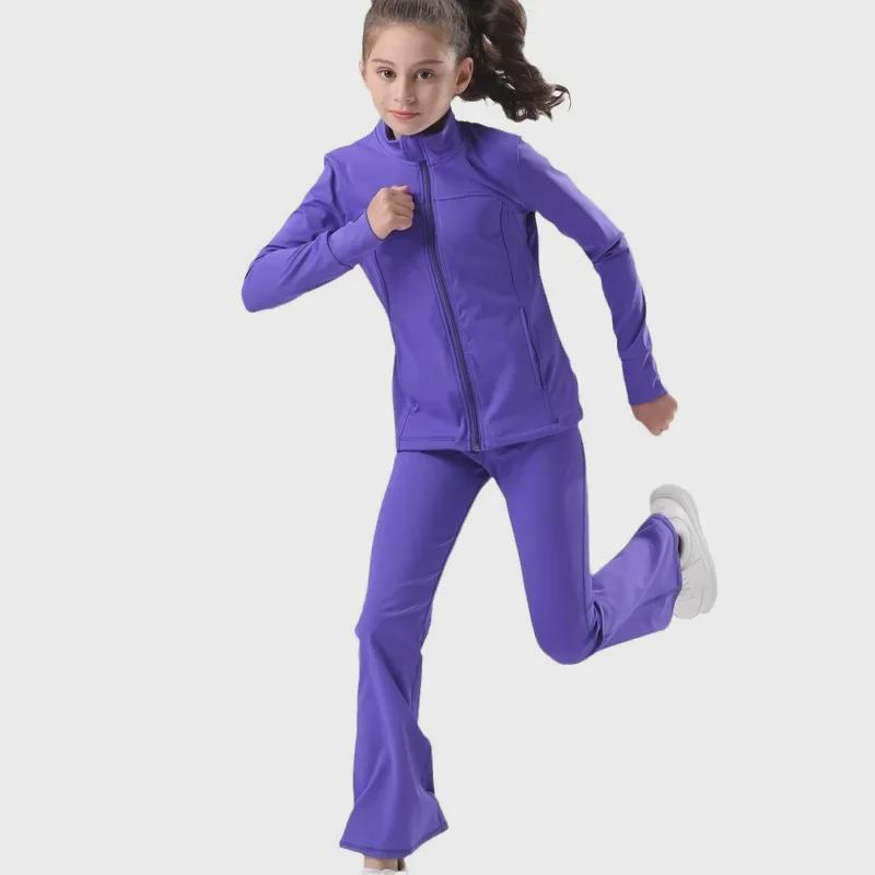 European & American UV-Proof Breathable Women's Yoga Jacket for Autumn/Winter - Solid Color, Long-Sleeved, Sports & Outdoor Use
