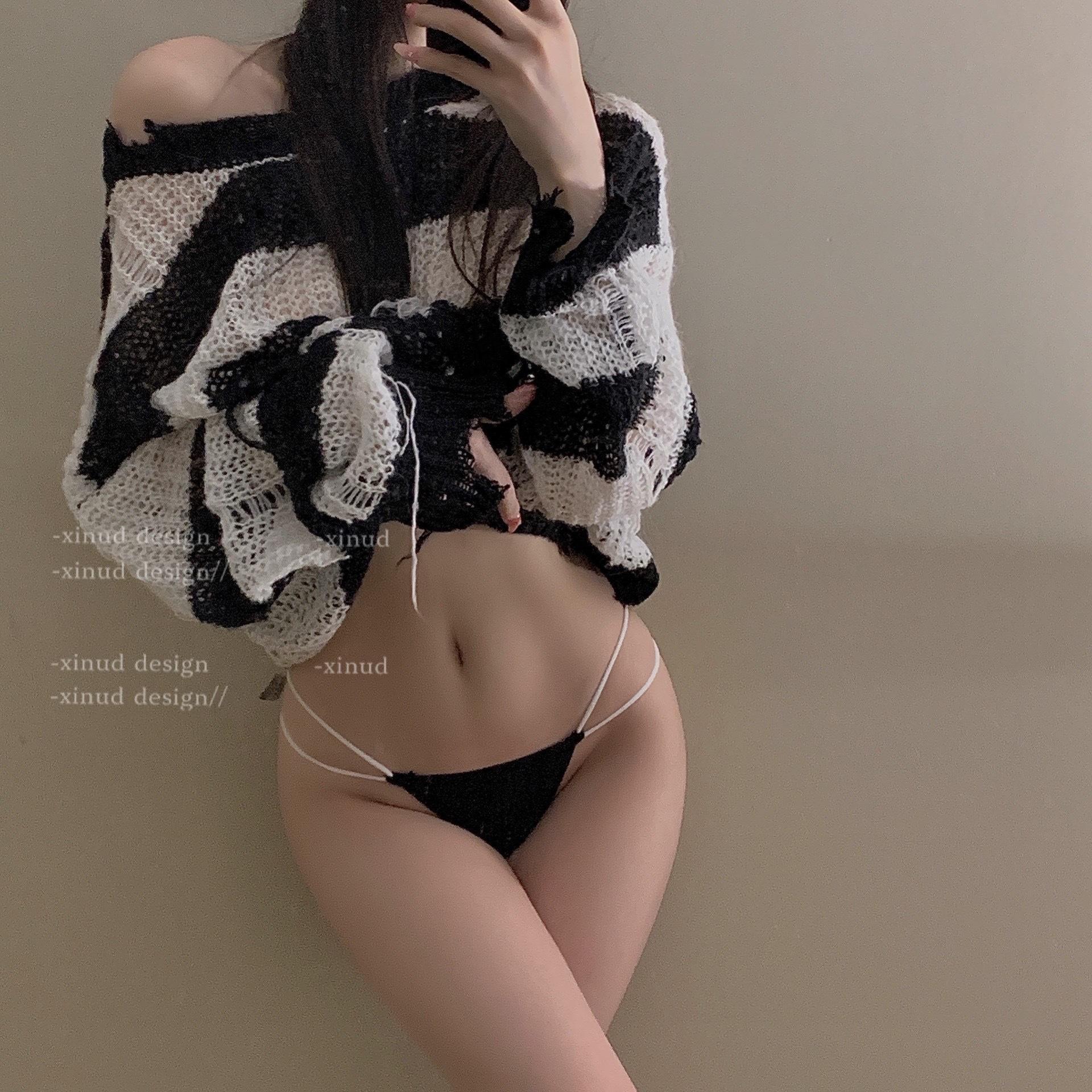 

New Sexy Japanese Simple Strap Panties Female Girls Low Waist Minimalist Breathable Strap Women s Thong One size fits all