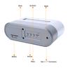 Creative Pen Holder Alarm Clock Snooze Electronic Table Clock With Temperature Humidity Calendar Display