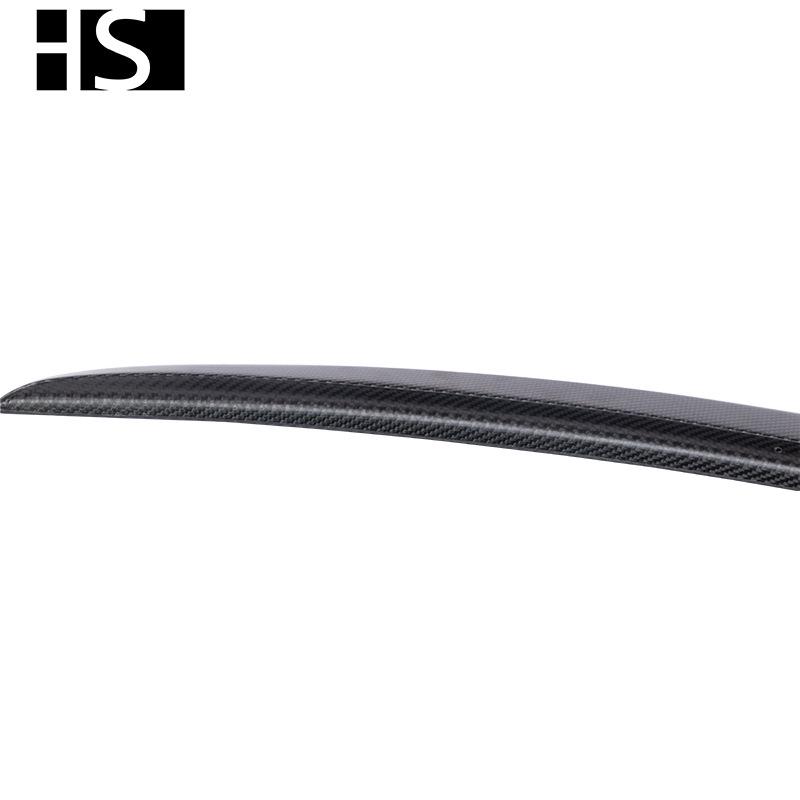 Tesla Model 3 Carbon Fiber Rear Spoiler: Original Style Matte/Gloss Performance Version