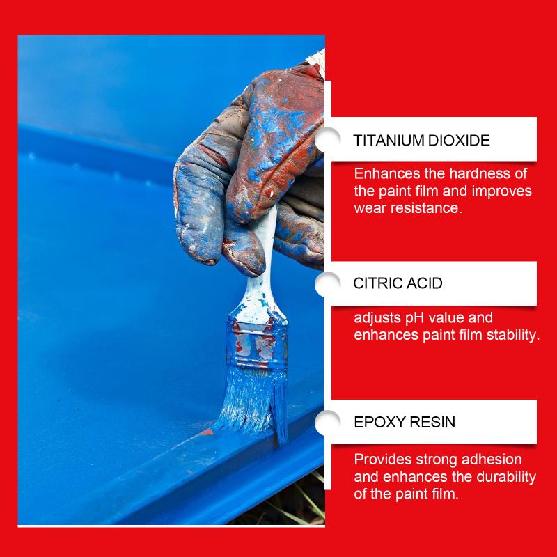 Apprêt Métallique Anti-Rouille Peinture Étanche à Base d'Eau pour Barbecues Bancs Résistante aux Intempéries Solution Multicolore