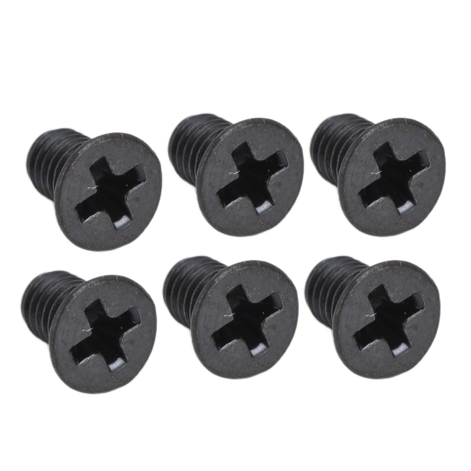 

50Pcs Countersunk Cross Screws DIN 965 Black Galvanized Machine Screw Assortment KitM3x5