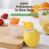 Portable Mini Manual Lemon Juicer Hand Held Resuable Citrus Juicer Lemon Squeezer for Lemon Orange Limes Citrus