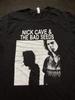 Nick Cave And The Bad Seeds Koszulka 100% Bawełna Męskie Koszulki Top, Czarny, Rozmiar: XL