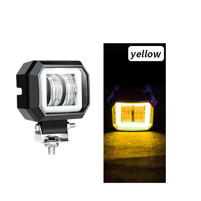 1pc 3 Inch 20w Offroad Led Work Light Waterproof 12v 24v Suv Atv Truck Motor Headlights 4x4 Car Led