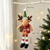 Santa Claus Christmas Tree Hanging Decorations Elk Deer Doll Snowman Christmas Santa Claus Pendant Colorful Long Leg