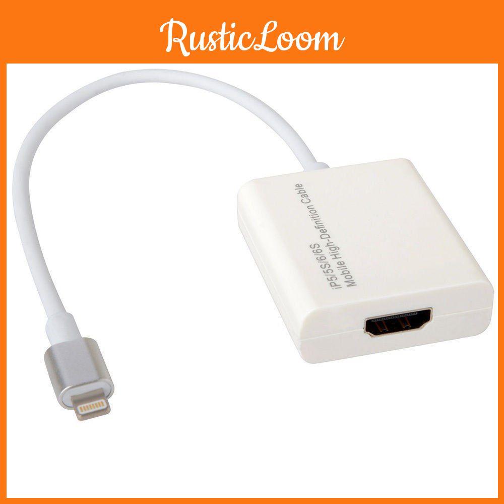 To Lightning Hdmi Adapter Cable Iphone Same Screen Hd Video Converter