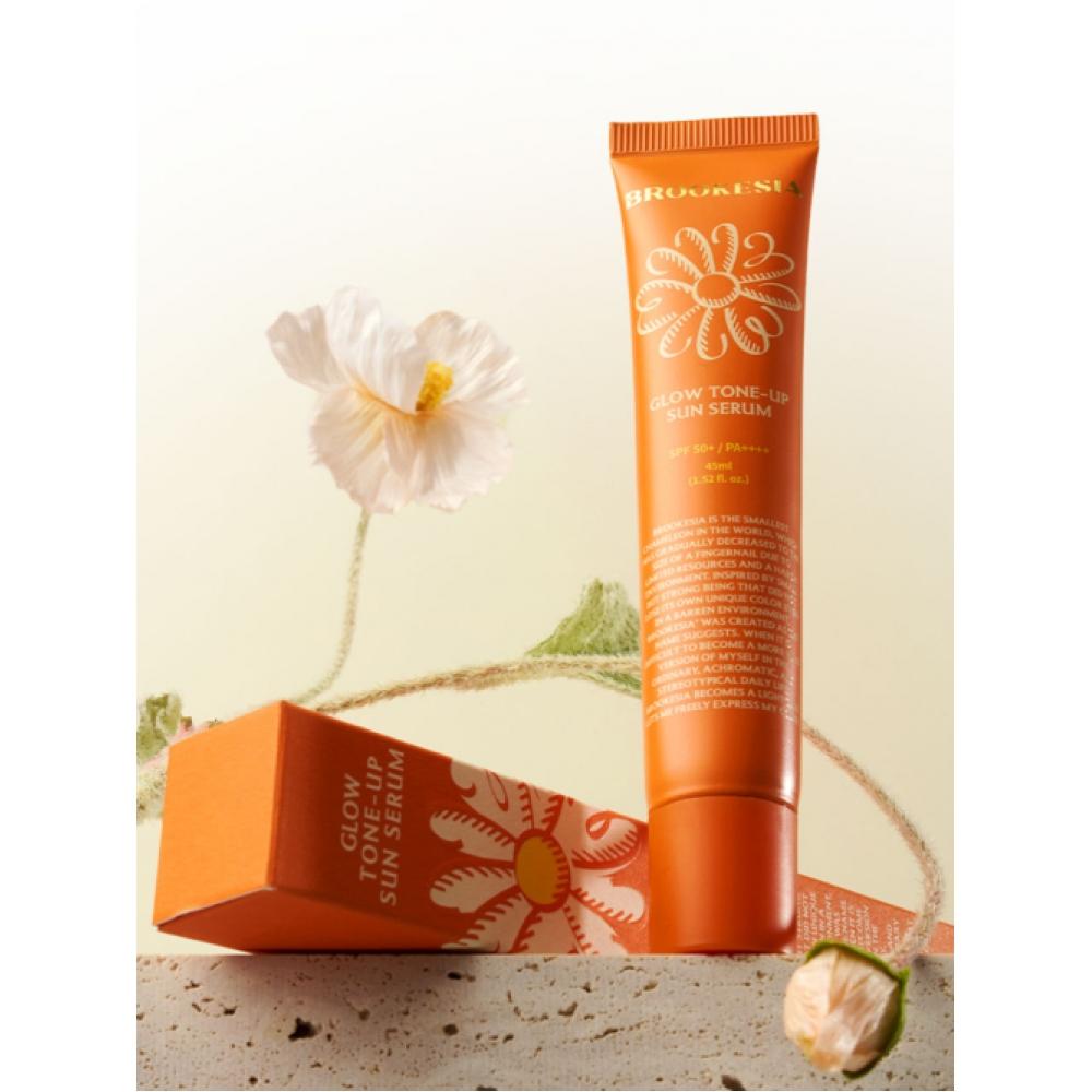 Солнцезащитная сыворотка Brookesia Glow Tone Up NONE