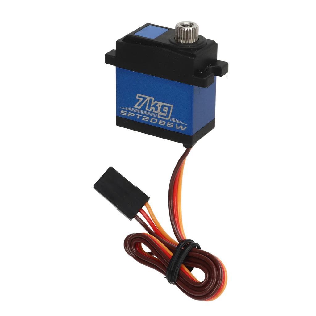 Ongwan High Torque Full Metal Digital Steering Servo SPT2065 7KG Digital Servo Gear Steering Servo Lightweight RC Car Servo for SCX10 III 1/10 RC Car
