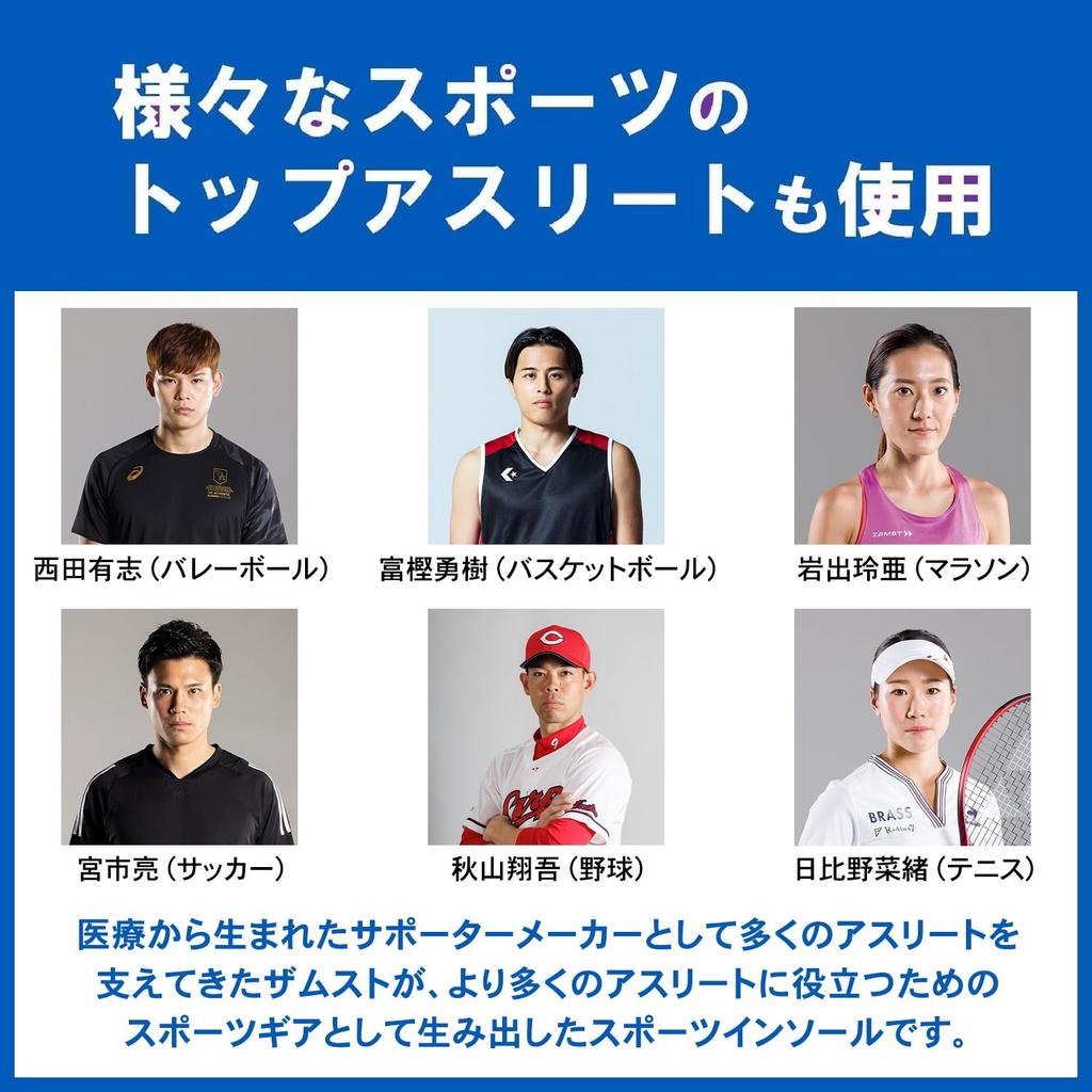 ZAMST Footcraft Series Insoles, Size LL (27.0cm-28.5cm), Shock Absorption, Standard Type, Arch Support (LOW), Unisex.