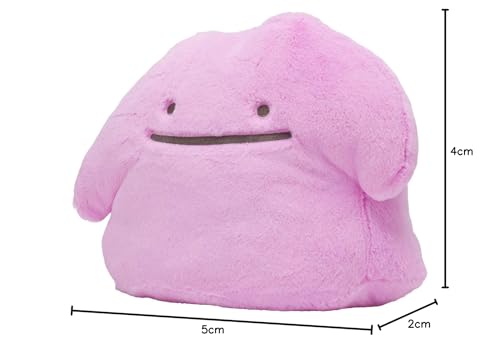 Pokémon Center Original Fluffy Hug Plush Ditto 28 x 37 x 22 cm (H x W x D)