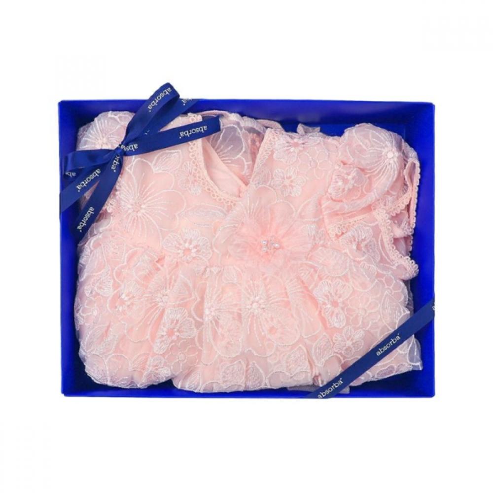 Absorba Baby Dress Blooming Dress Pink A1b25101a Pink/80(6-12M)
